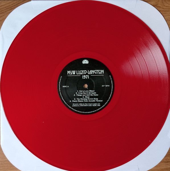 Huw Lloyd-Langton - 1971 (Limited Edition Red Vinyl) - Cleopatra