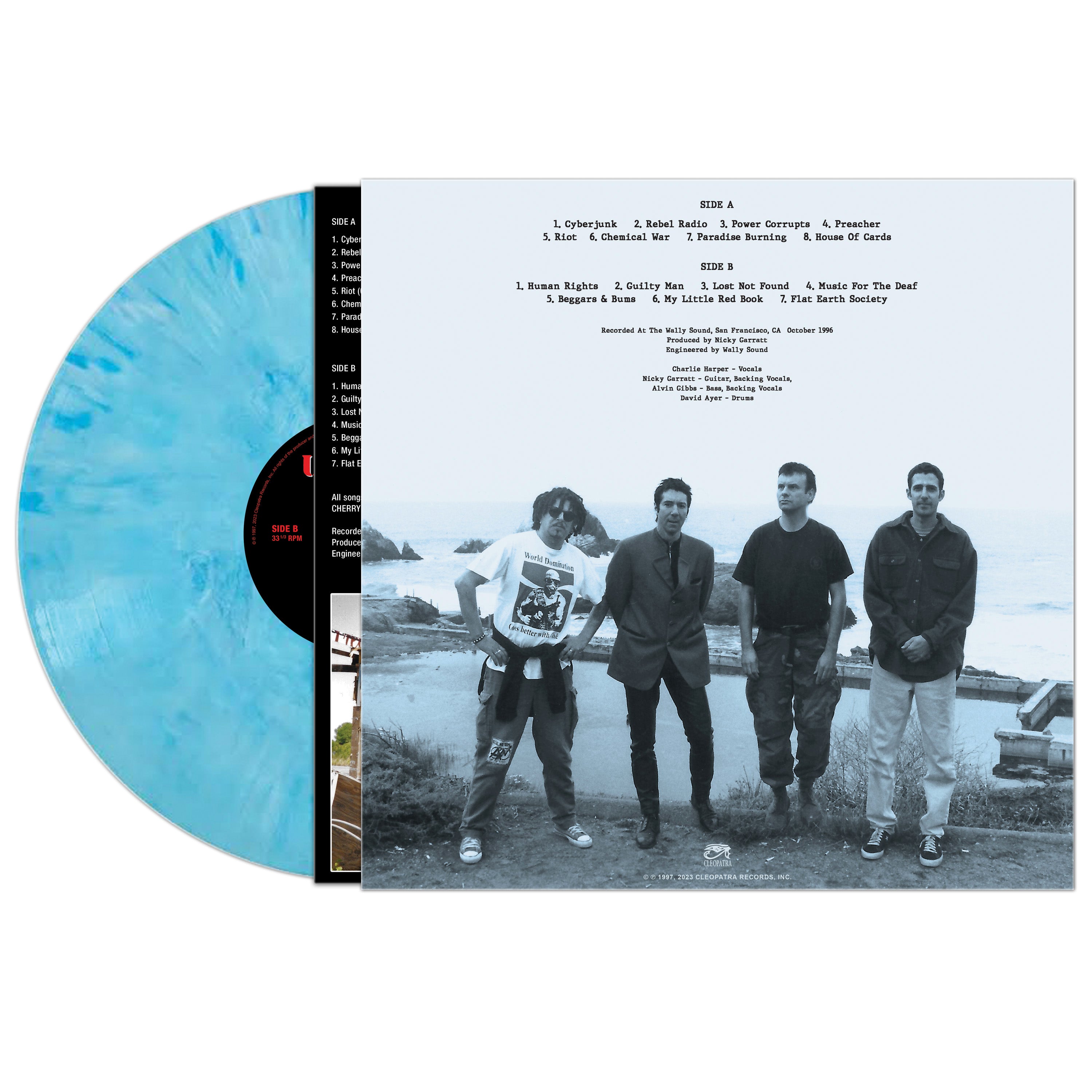 UK Subs - Riot (Blue Marble Vinyl) - Cleopatra Records