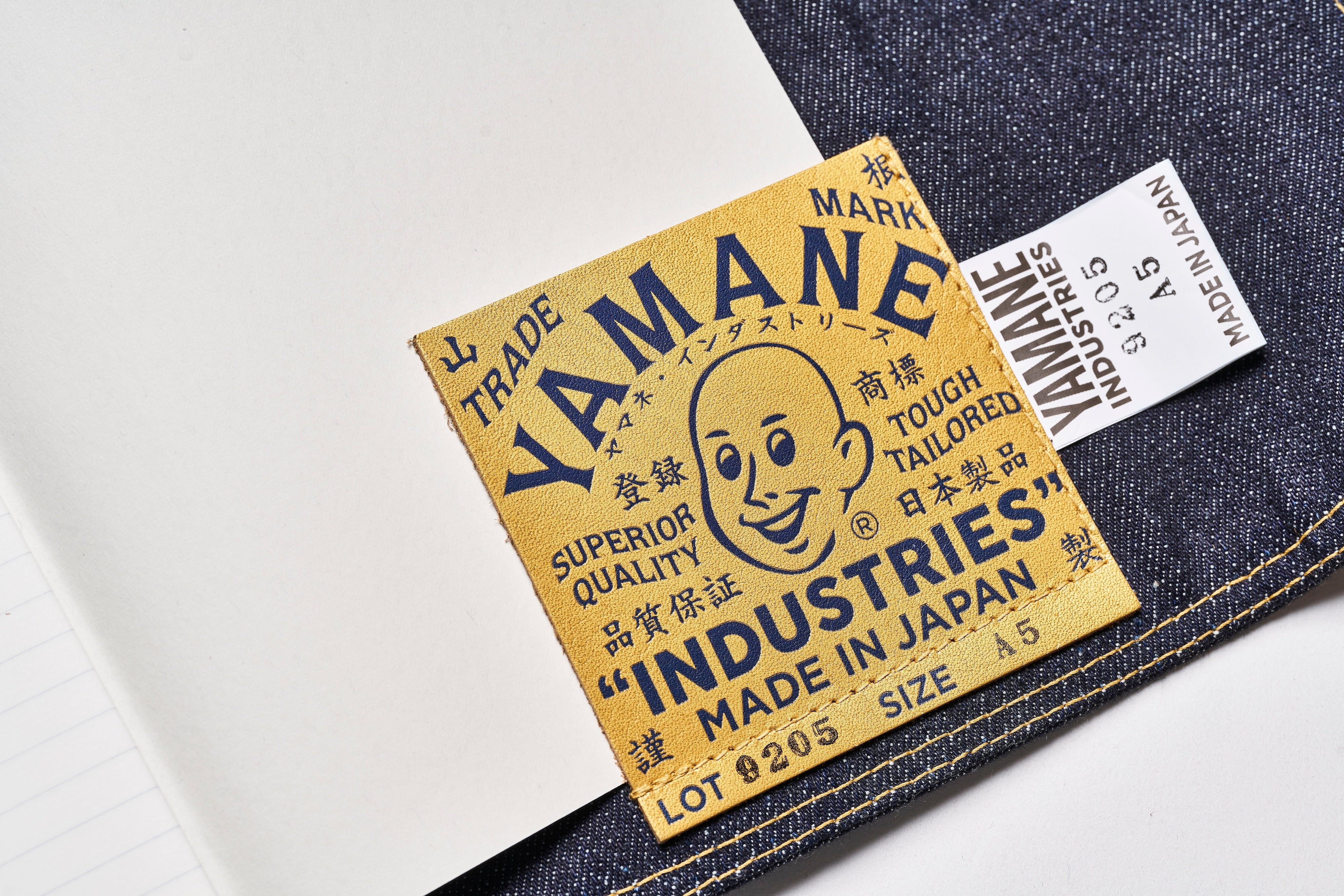 YAMANE INDUSTRIES × LightningセルビッジデニムノートカバーA5