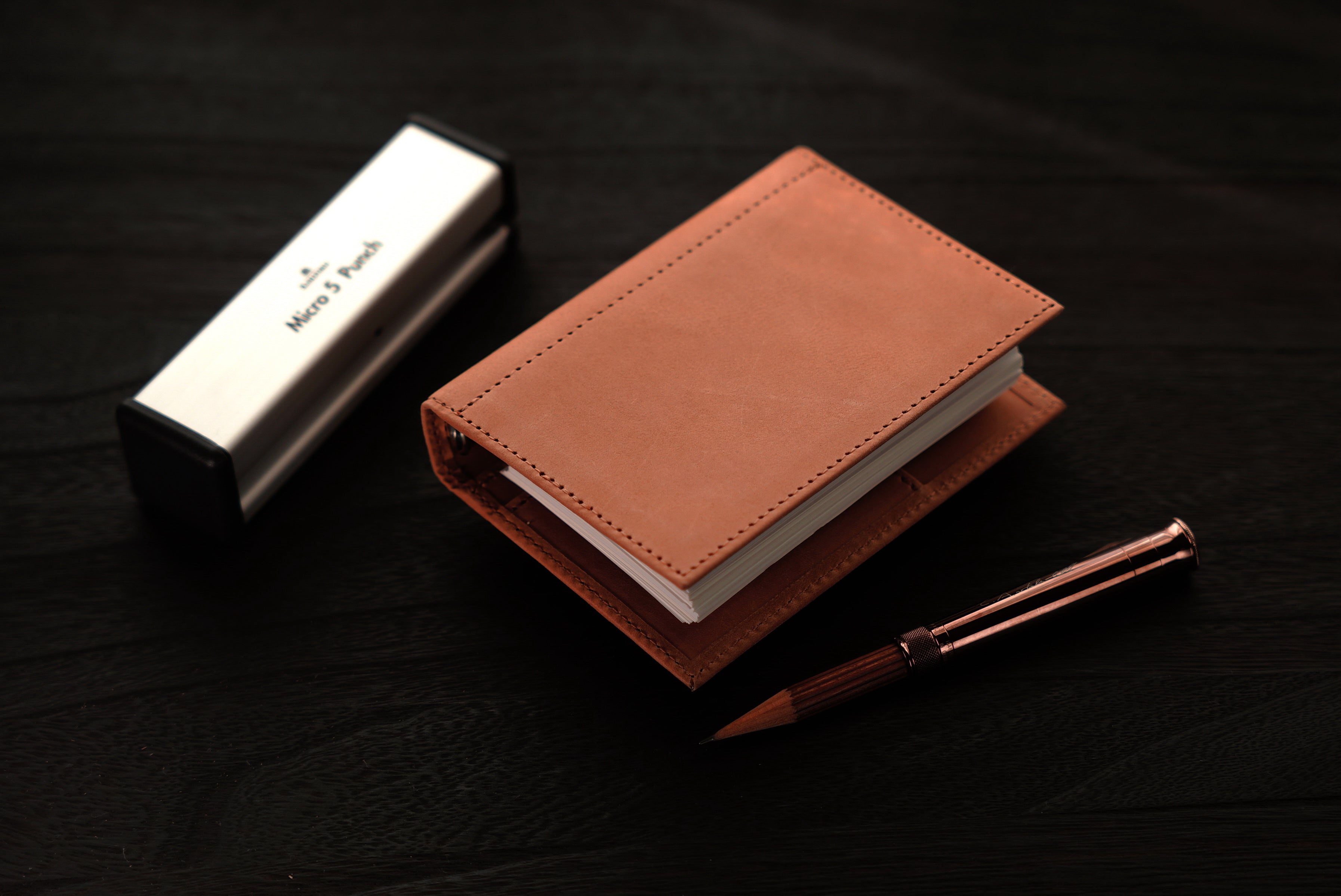 準備中】システム手帳 ミルト M5 φ17mm ヌメ（趣味文オリジナル