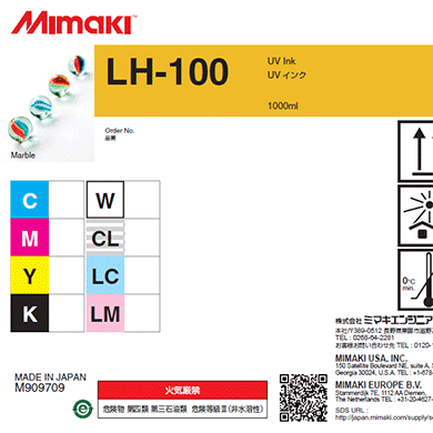 LH-100 UV硬化インク1Lボトル シアン | ClubMimaki