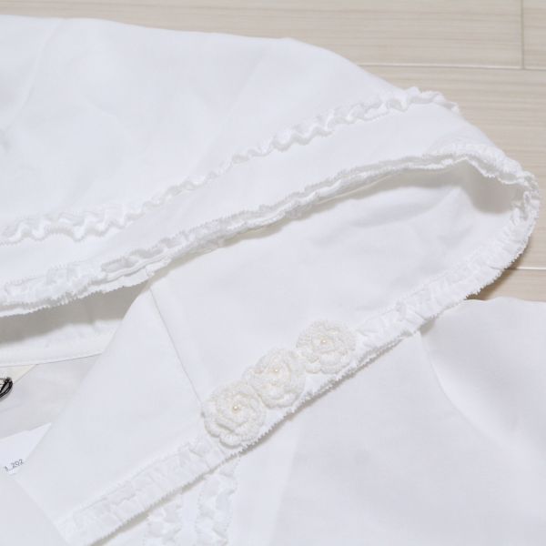 オフ白ピコフリルフード付きブラウス - ピンクハウス通販｜リサイクル