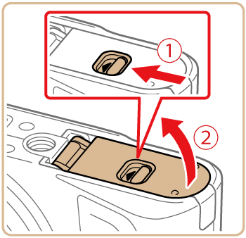 コンパクトデジタルカメラ】USBケーブルで接続してバッテリーの充電は