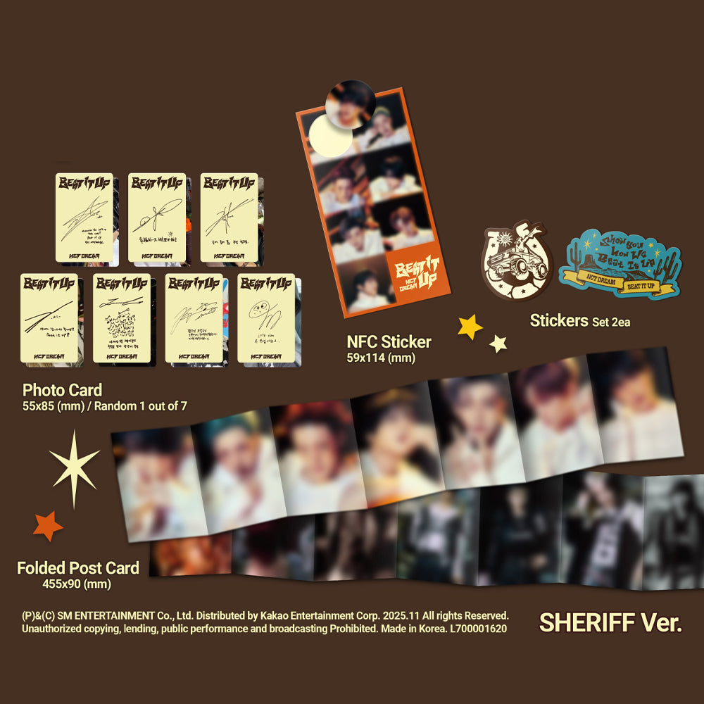 NCT DREAM - Beat It Up (Sheriff Ver.) 6th Mini Album – CNA K-Pop