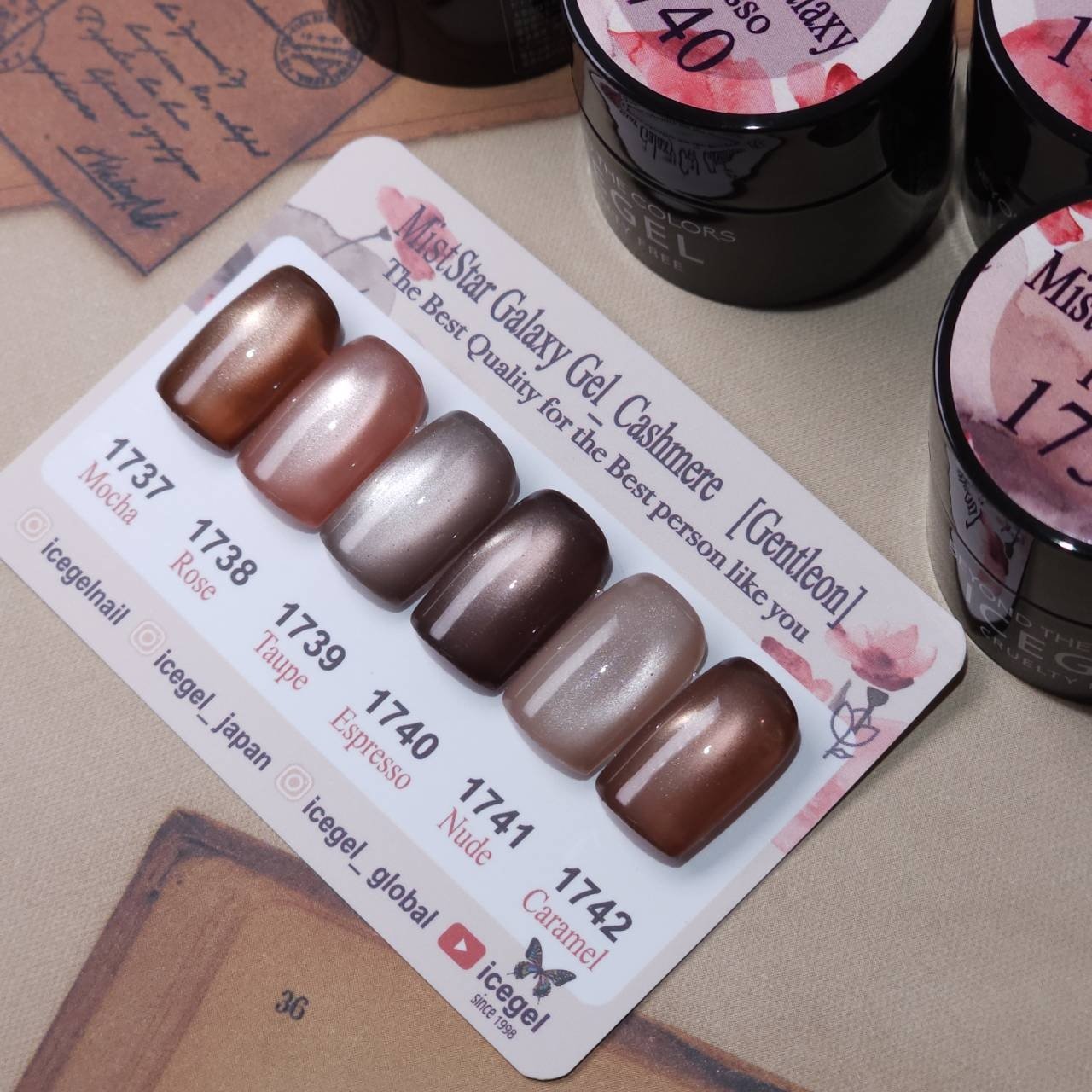 ICEGEL GENTLEON ミストスターギャラクシージェル_カシミヤ 6色セット