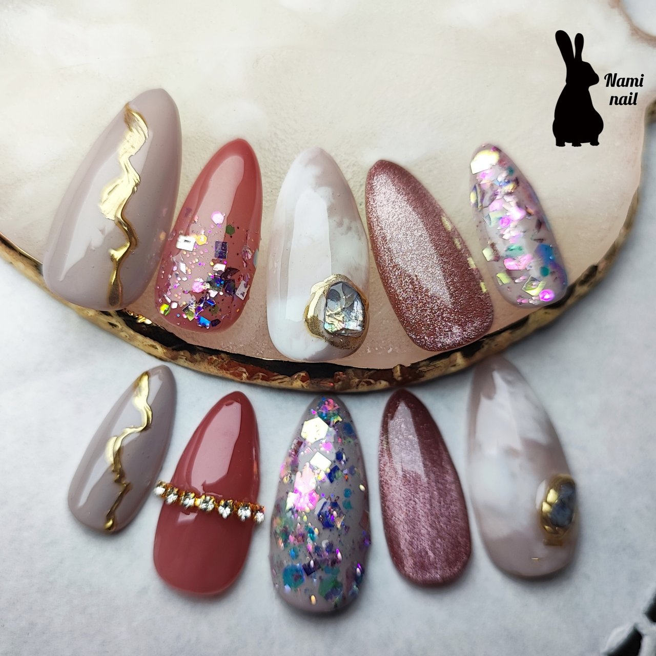 ハンド/シェル/ニュアンス/マグネット/アイシング - うる☆Nami nailの