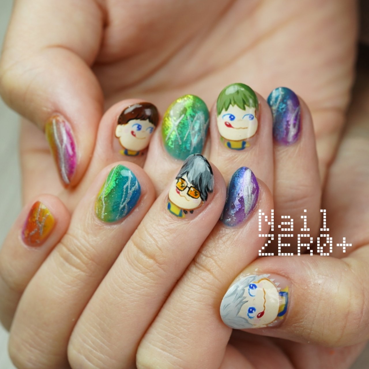 オールシーズン/ライブ/ハンド/ワンカラー/痛ネイル - 塩見隼人 [池袋