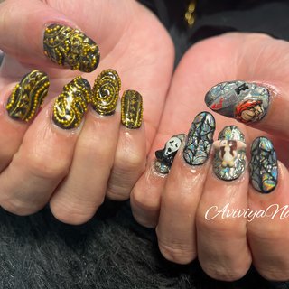 スクリームのネイルデザイン｜ネイルブック