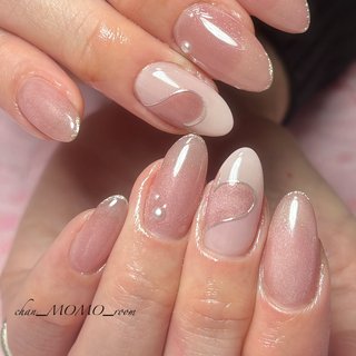 2026年】新着順｜ハート/ガラスフレンチのネイルデザイン｜ネイルブック