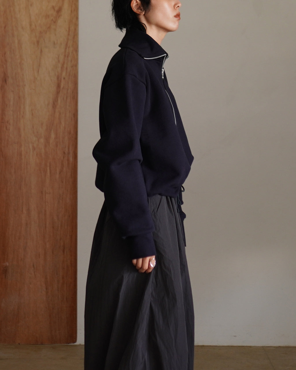 JUN MIKAMI ジュンミカミ ハーフジップ プルオーバー レディース JM