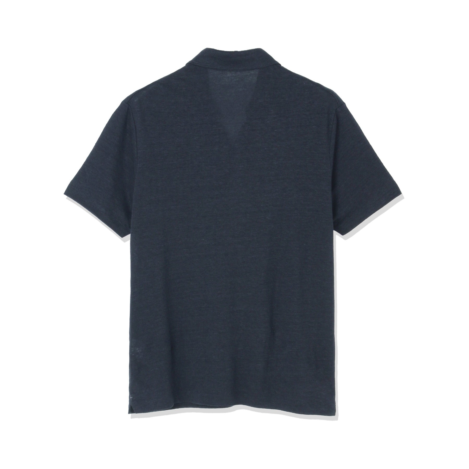 リネンジャージー スキッパーシャツ ネイビー | ＋CLOTHET ONLINE