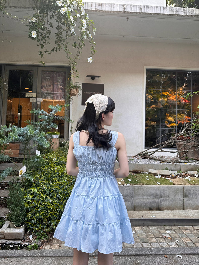 ライトブルーティアードワンピース DPA43367 – CRAMMY