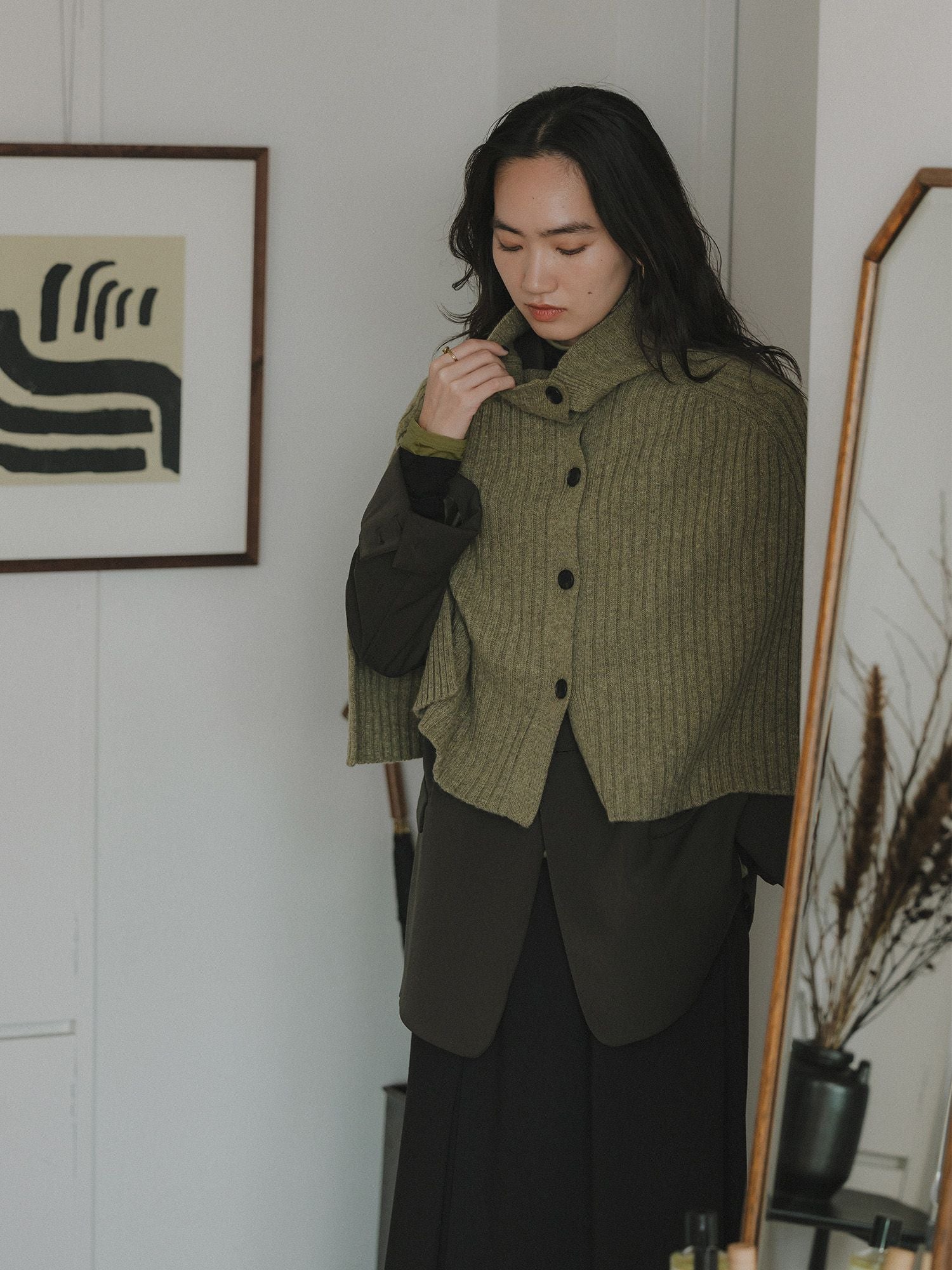 crewre online store / ケープレイヤードVネックベスト