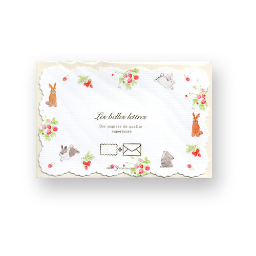 ダイカットミニレターセット うさぎ柄 CGL794 | Products | クリエイトジー