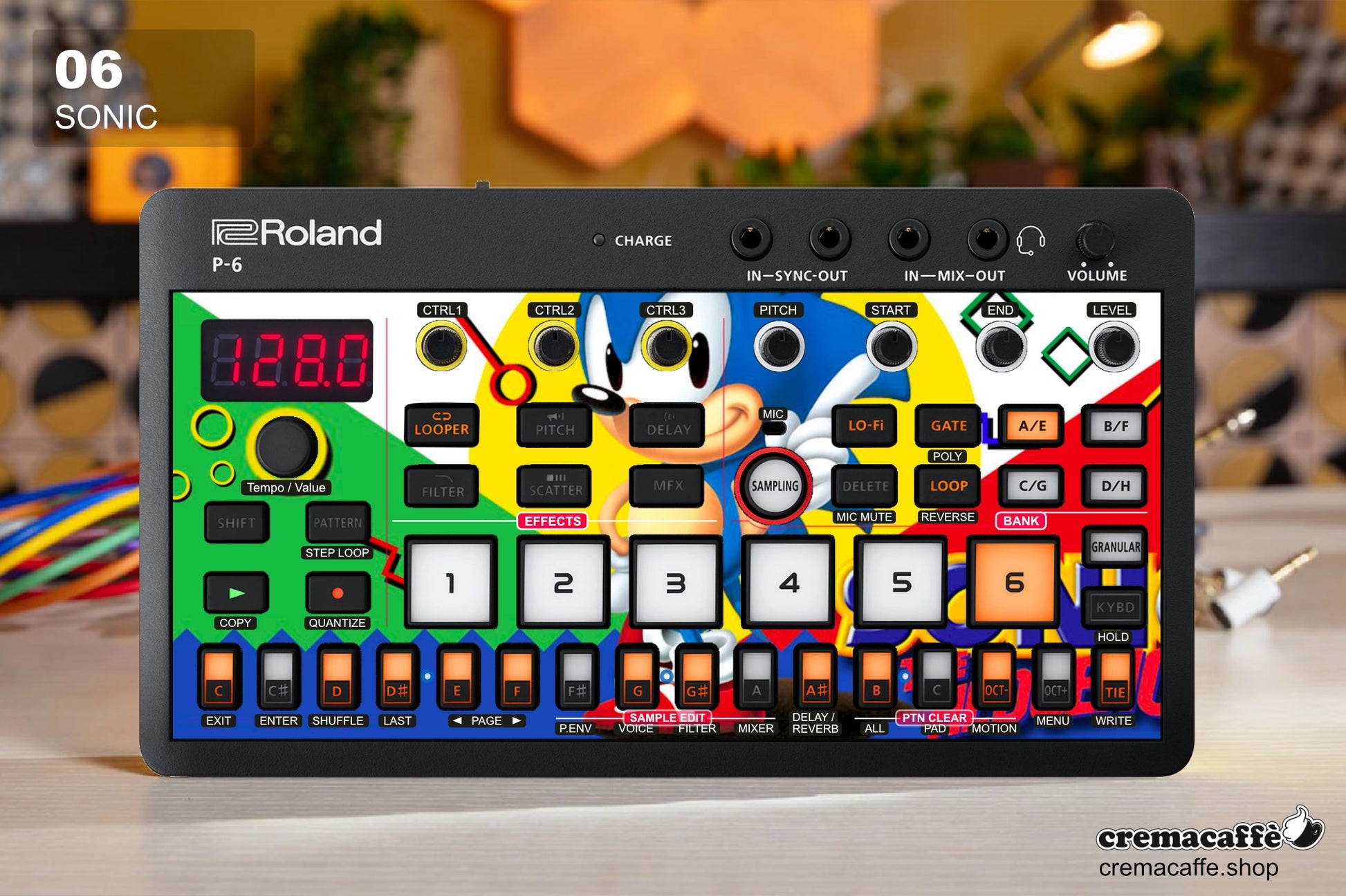 Roland P-6 Creative Sampler Accessories – Cremacaffè Design