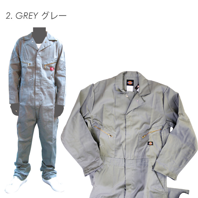 DICKIES ディッキーズ 長袖 つなぎ ツナギ カバーオール COVERALL