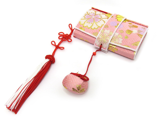 箱せこセット 七五三 7歳 女の子 金襴生地の筥迫(はこせこ)セット