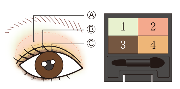 メイクパレット アイカラー 06 | クリスタルジェミー 中島香里の美白化粧品