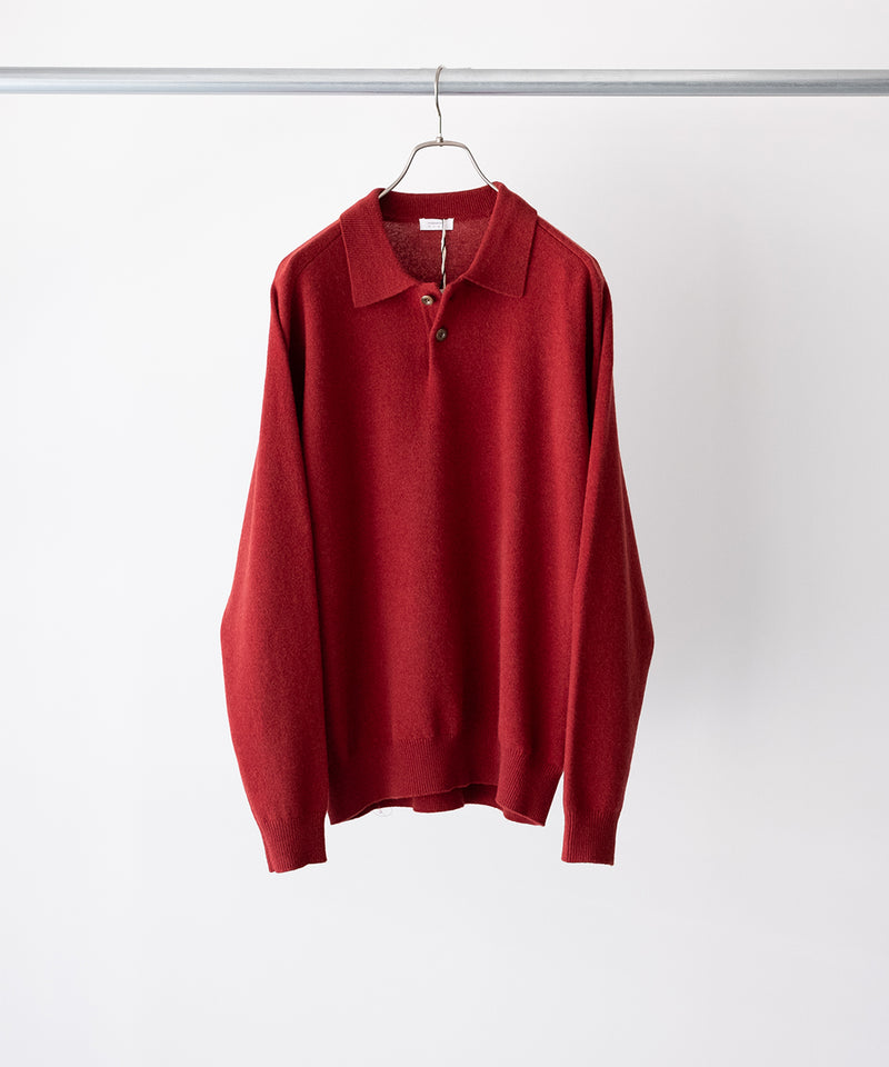 M-g knit polo - crepuscule – C THE C