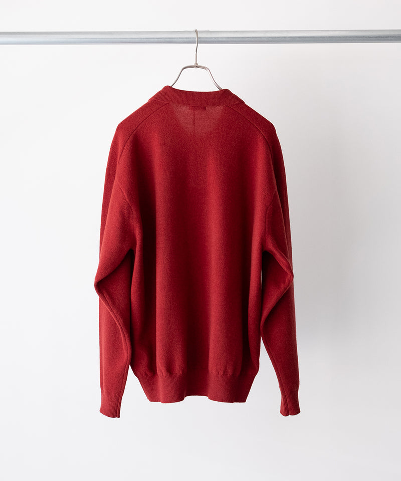 M-g knit polo - crepuscule – C THE C