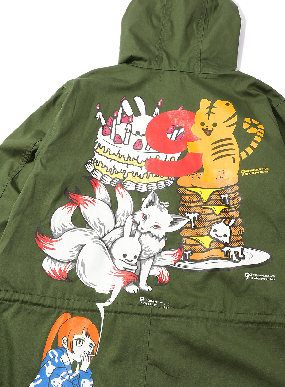 OS 9th Anniv. モッズコート｜ウサギがいる｜CUNE ONLINE STORE