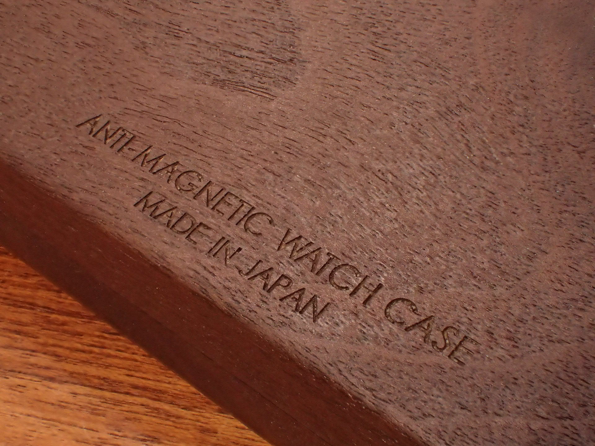 木製 A-MAG（磁気シールド）ウォッチケース レギュラーサイズ