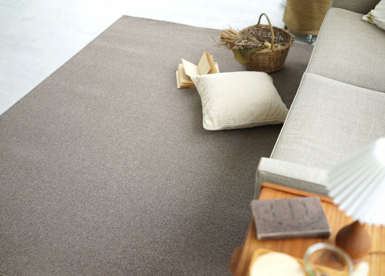 ウールラグ ウールスコット プレーン 防ダニ 防炎 200×250cm｜スミノエ