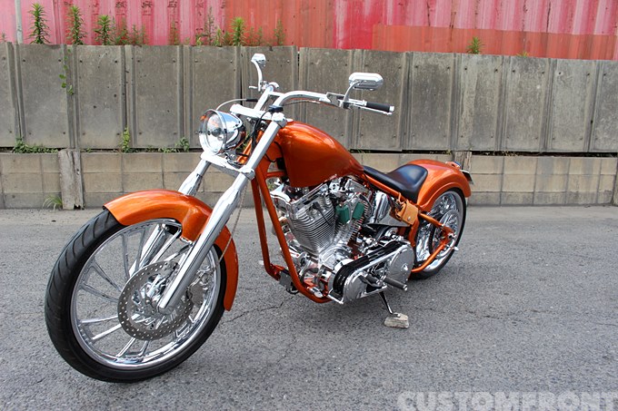 ハーレー S&S エボリューション 2013のカスタム・ドラッグオン