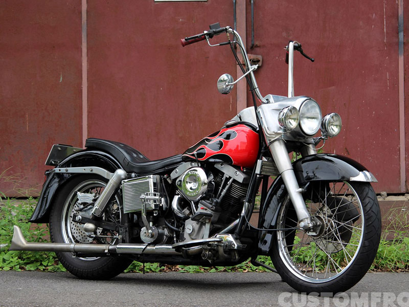 ハーレー ショベル FLH 1982のチョッパーチョロスタイル・ブートレグ