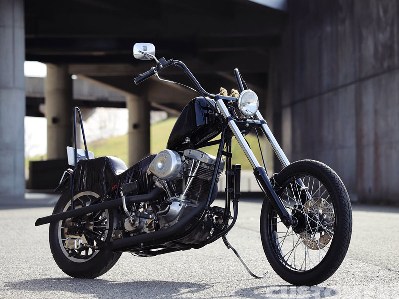 ハーレーの仙台チョッパースタイル ショベルヘッドFXE1979年・モトリ