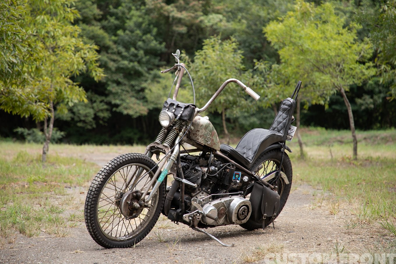 ビンテージ スプールハブ ホイール チョッパー パンヘッド ナックル