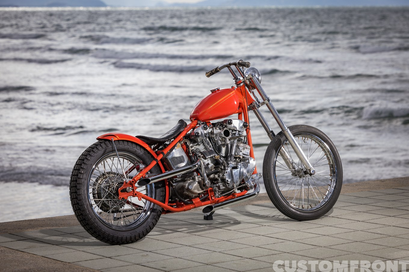 MCキャッツのハーレー ナックルヘッドELのオールドヴィンテージ