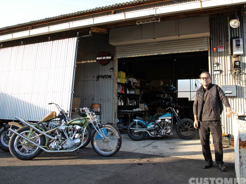 グリーンモーターサイクルス green motor cyclesのハーレーバイク