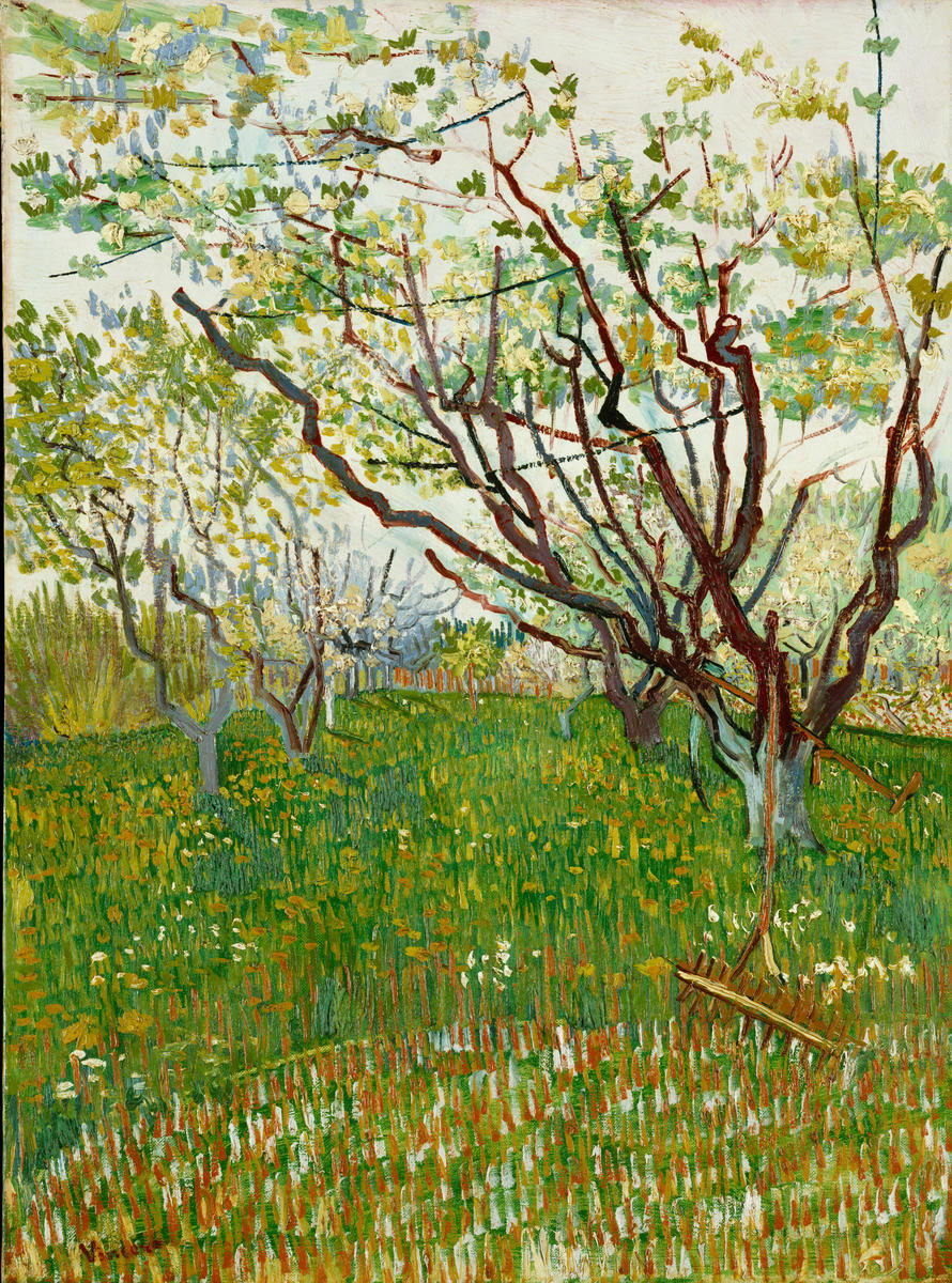 The Flowering Orchard by Vincent van Gogh | Paper Print | Met