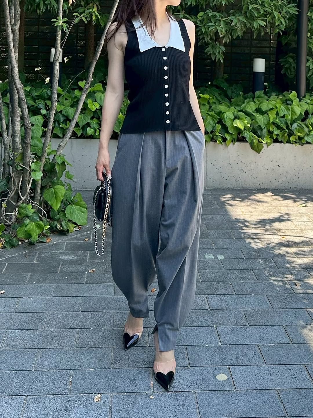 オーバータックパンツ rome - ピンストライプ｜Cygne(シーニュ) 公式サイト