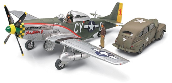 タミヤ スケール限定商品 1/48 P-51Dマスタング&アメリカ陸軍スタッフ
