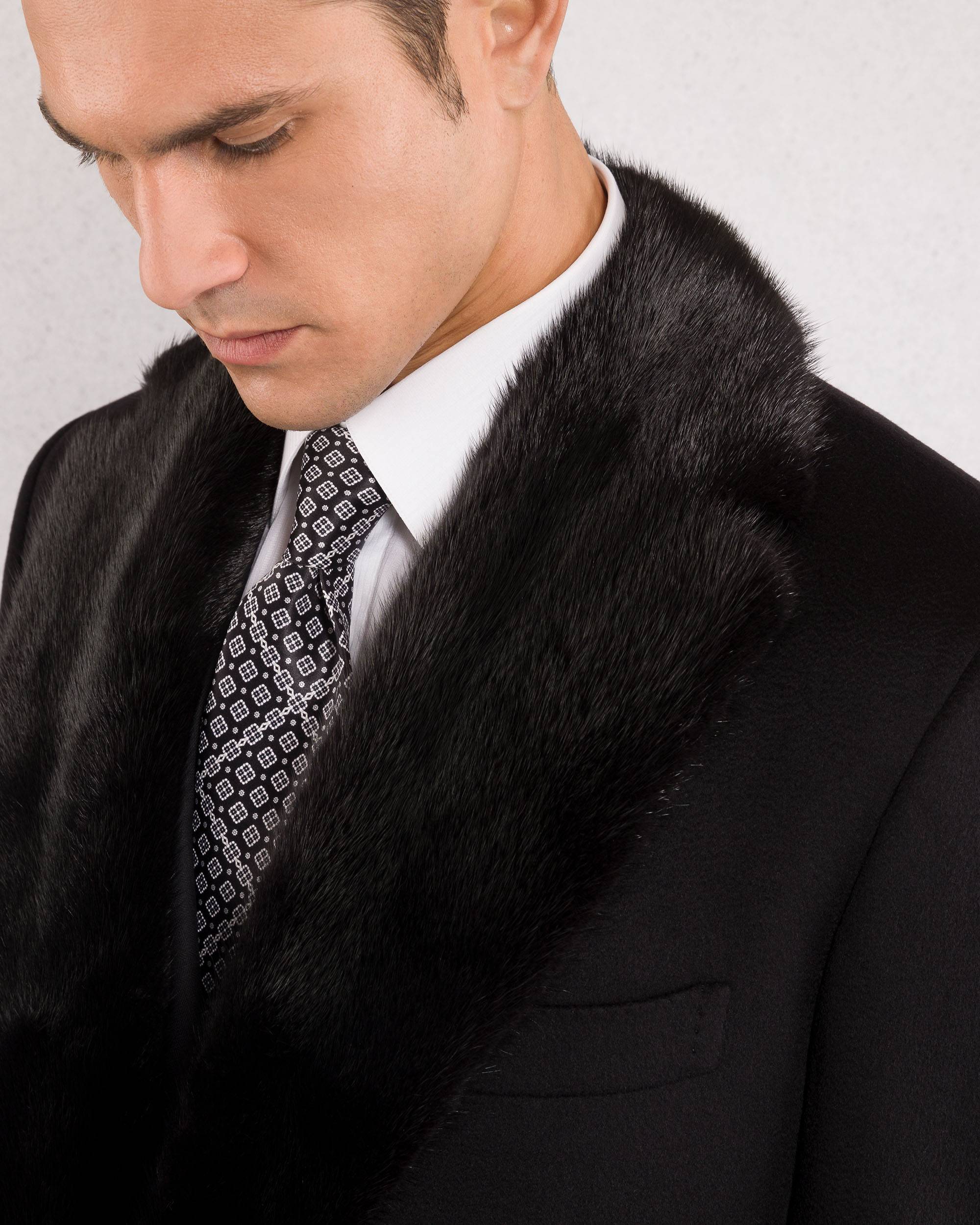 Cashmere and mink fur coat | Stefano Ricci