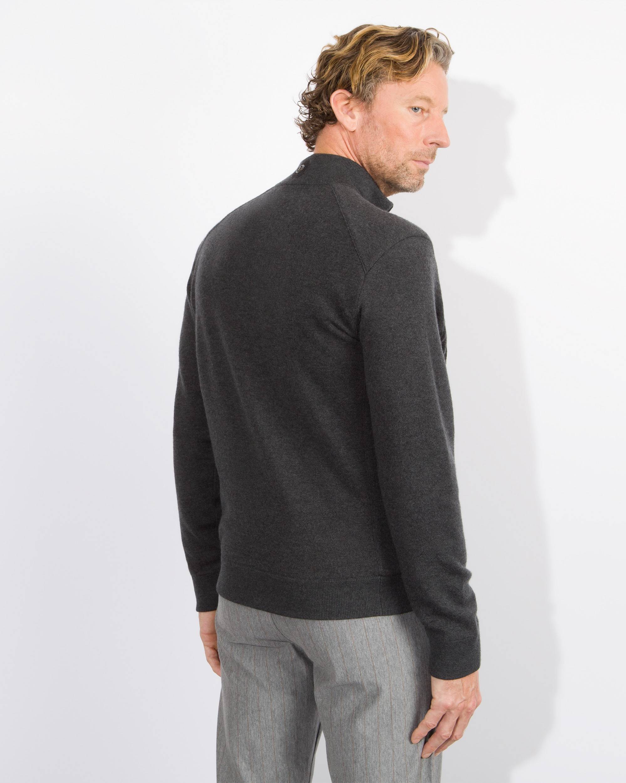 Knit blouson with crocodile leather inserts | Stefano Ricci