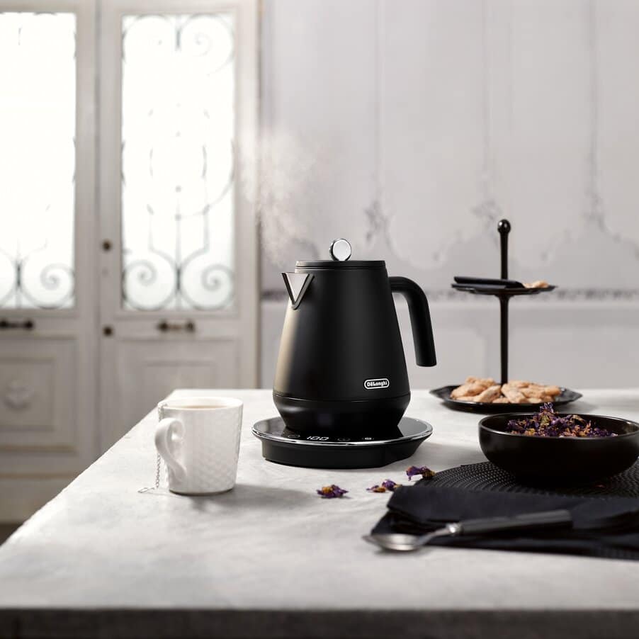 エクレティカ 温度設定機能付き電気ケトル ボールドブラック KBY1210J