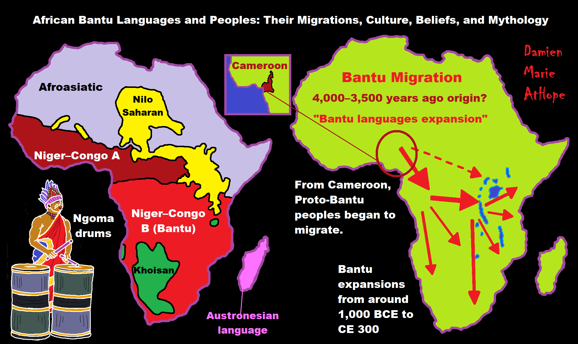 African Bantu Languages and Peoples: Their Migrations, Culture