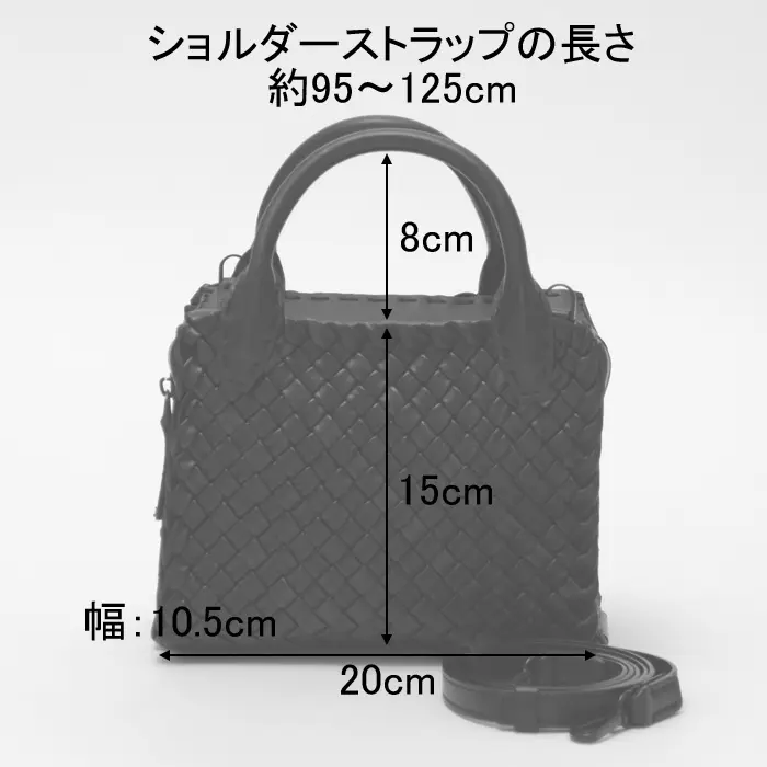 ファロルニの上質イントレチャート バッグ CLEMENTINE｜送料無料|BLACK