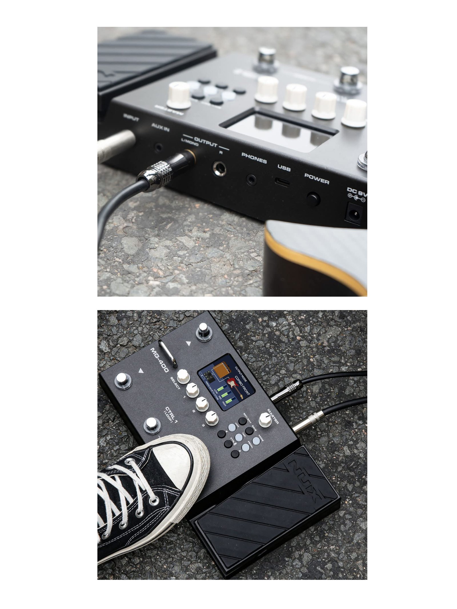 とらうと】NUX MG-400 とらうと】NUX MG-400 NUX MG-400 Amp Modeler Pedal