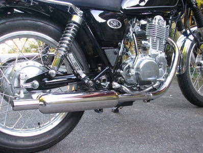 バイクのマフラーを製作,250TR大和ステンレス