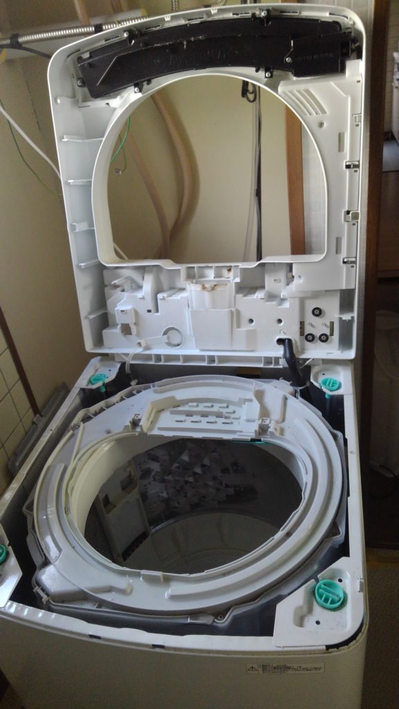 洗濯機清掃（縦型洗濯機） | お掃除サービスのダイコードー