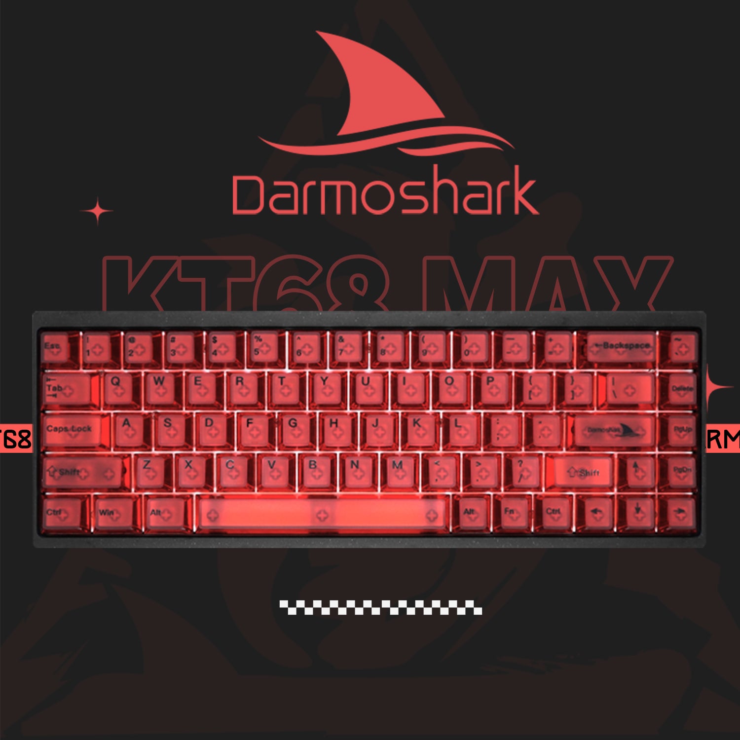 Darmoshark KT68 MAX Wired Magnetic Switch High-speed USB 2.0 8K RGB ga