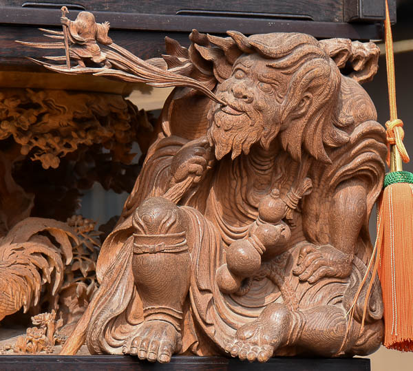 神楽車彫刻|亀崎潮干祭|知多の山車館｜尾張の山車まつり