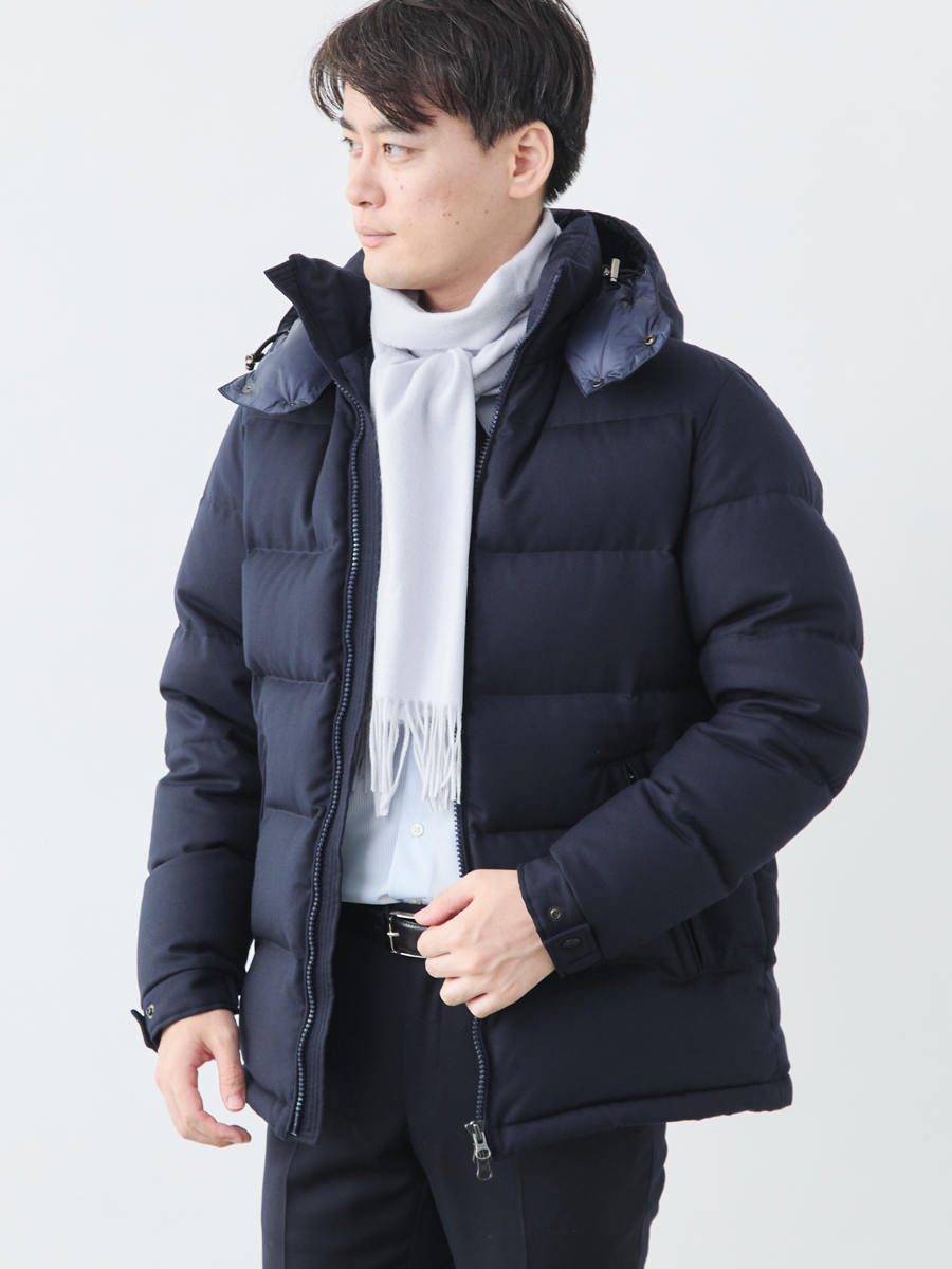 価格改定のご案内】ジャケット合わせがサマになる、南極観測のダウン