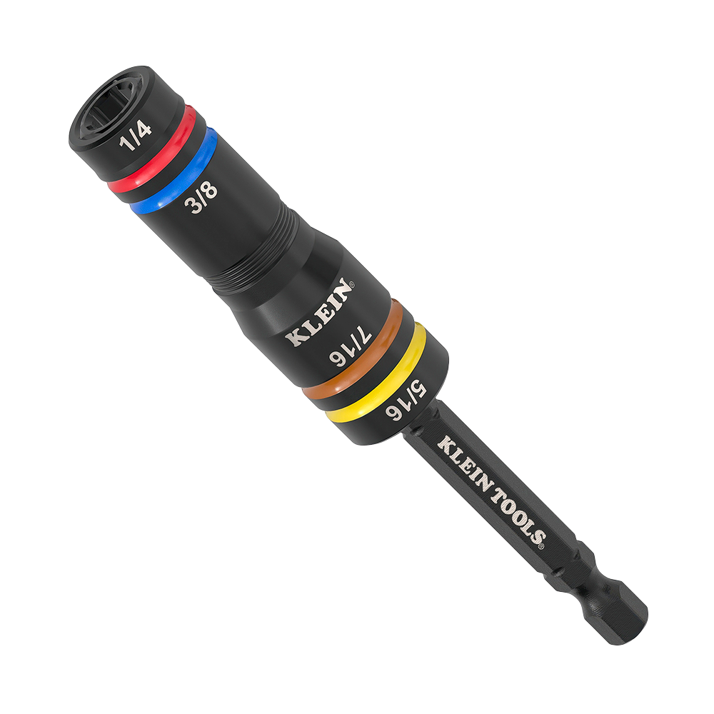 Quad-4 Heavy-Duty Impact Flip Socket, SAE - 651QS | Klein Tools