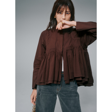 Curensology]レイヤードギャザーブラウス | KOBUNSHA SELECT SHOP