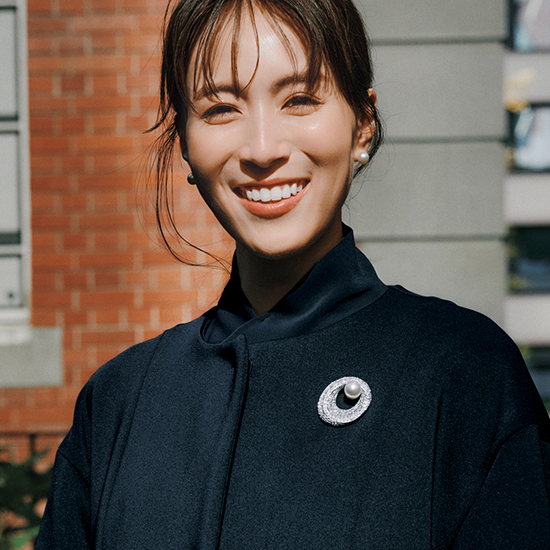 VERY STORE セレクション]パールオーバルブローチ | KOBUNSHA SELECT